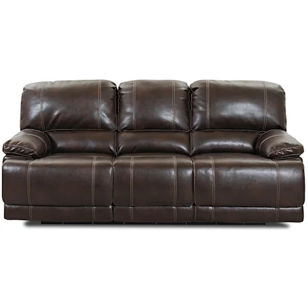 Double Reclining Unit Leather Reclining Sofa